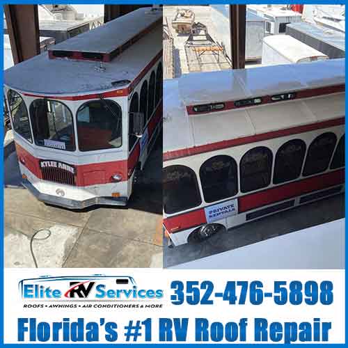 Trolly Roof Repair Tampa Florida