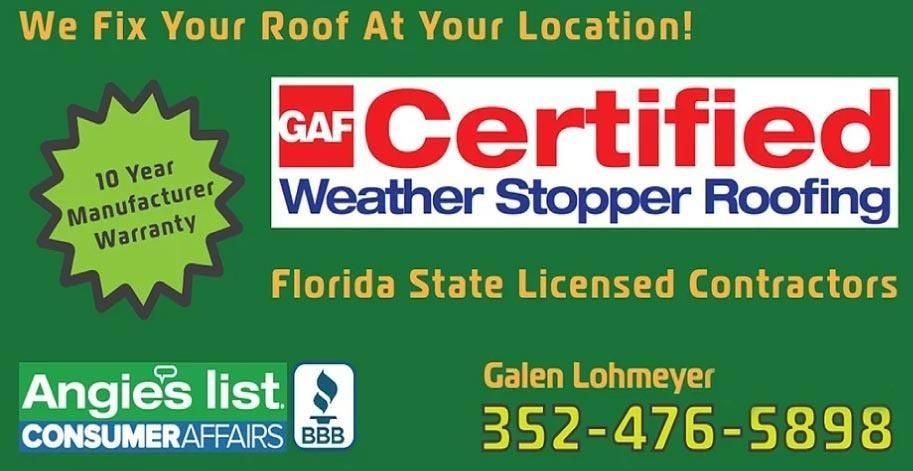 Elite RV Certified Weather Stopper RV roof repair.